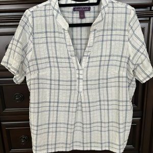 Cotton blend top